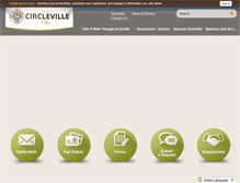 Tablet Screenshot of ci.circleville.oh.us